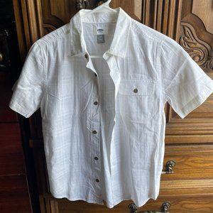 Old Navy White Button Down Shirt